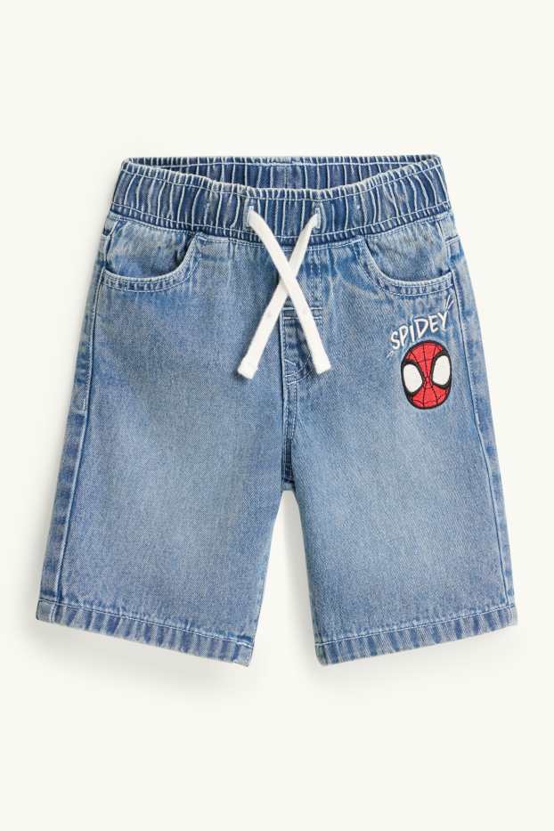 Niños - Spidey y sus superamigos - bermuda vaquera - azul
