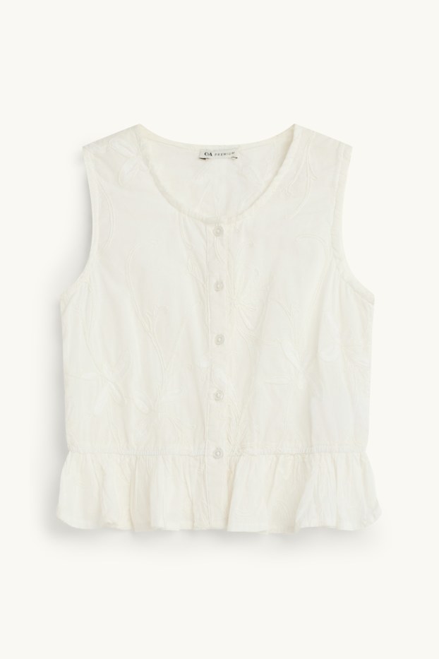 Kinderen: meisjes - Top - wit