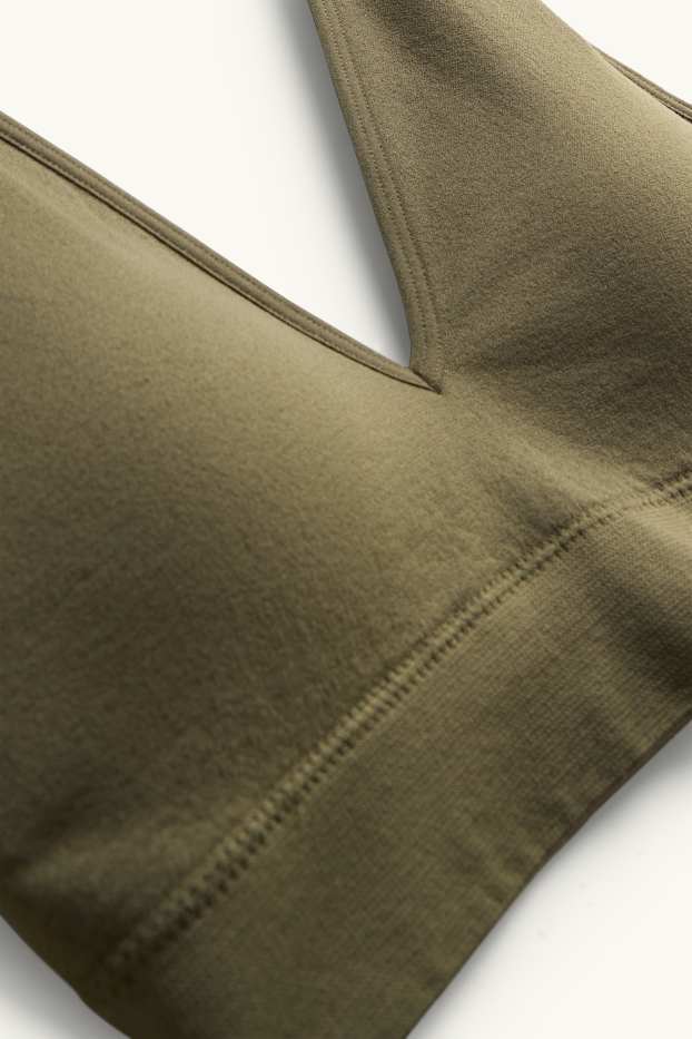 Dona - Bustier - enconxat - verd fosc