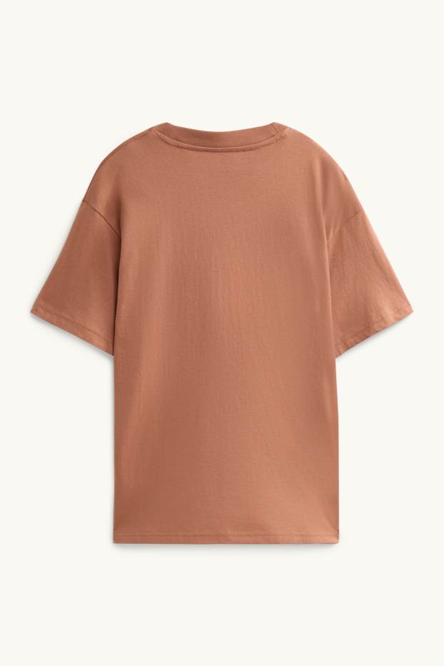 Bambini - Controller gaming - t-shirt - effetto brillante - marrone