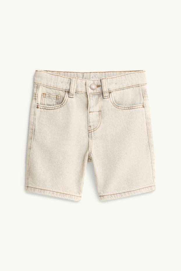 Kinder Buben - Jeans-Shorts - jeansgrau