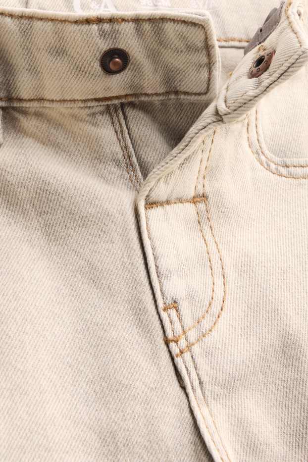 Kinder Buben - Jeans-Shorts - jeansgrau