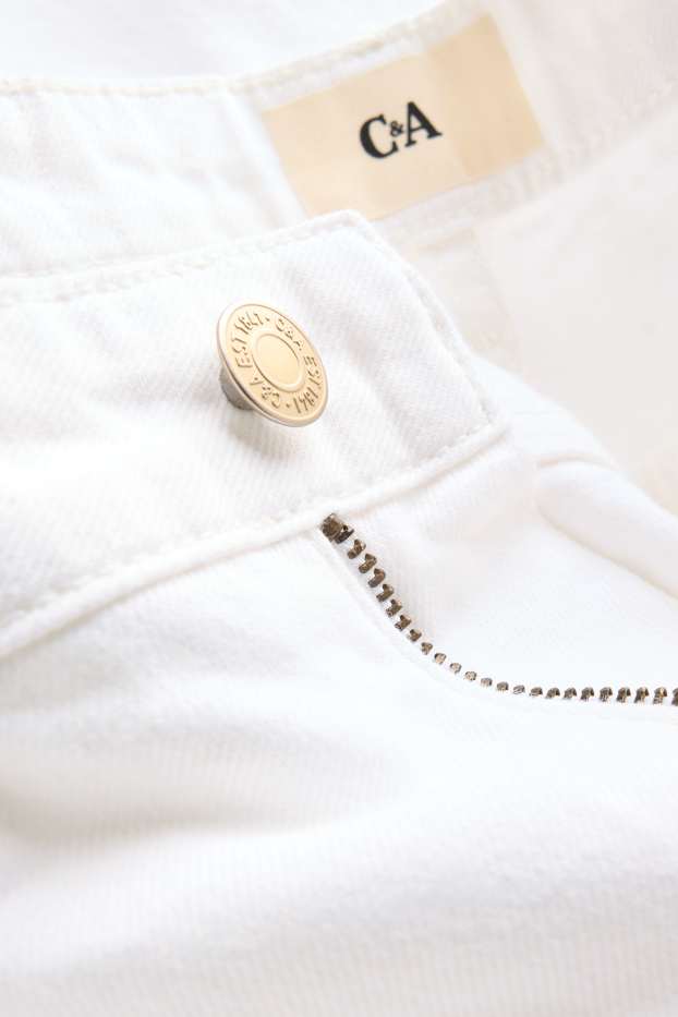 Dona - Wide Leg Jeans - high waist - blanc