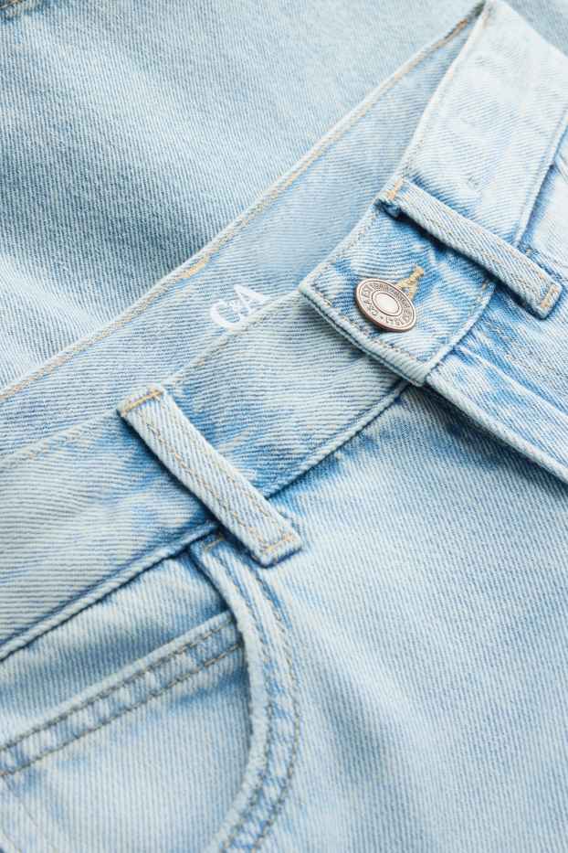 Children Boys - Denim Bermuda shorts - light blue