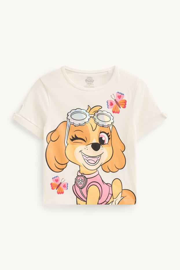 Bambine - PAW Patrol - Skye - maglia a maniche corte - bianco