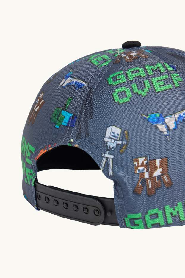 Copii - Băieți - Minecraft - șapcă de baseball - gri