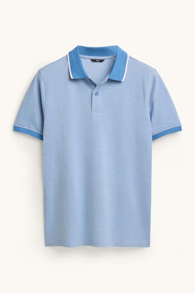 Herren - Poloshirt - Regular Fit - blau