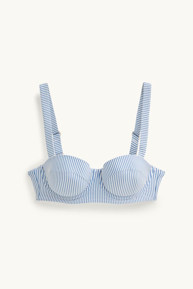 Dona - Top de biquini amb cèrcols - enconxat - LYCRA® XTRA LIFE™ - blau