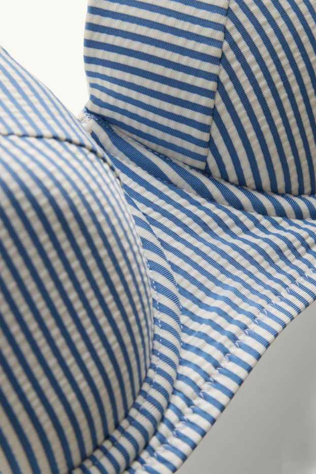 Dona - Top de biquini amb cèrcols - enconxat - LYCRA® XTRA LIFE™ - blau