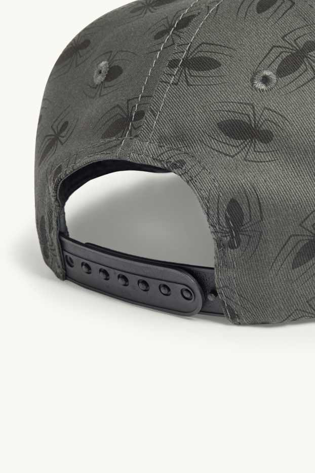 Copii - Băieți - Omul-Păianjen - șapcă de baseball - negru