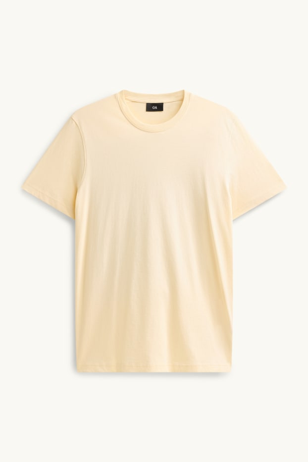 Bărbați - Tricou - regular fit - crem