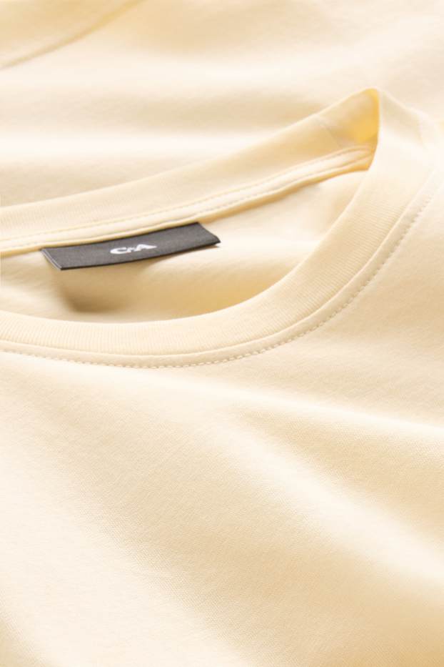 Bărbați - Tricou - regular fit - crem