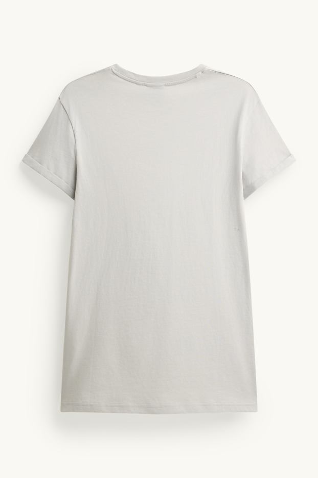 Bărbați - Tricou - slim fit - gri