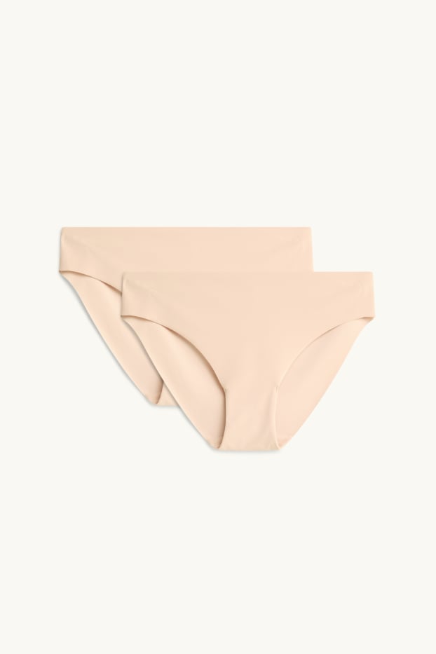 Dona - Paquet de 2 - calces invisibles - beix