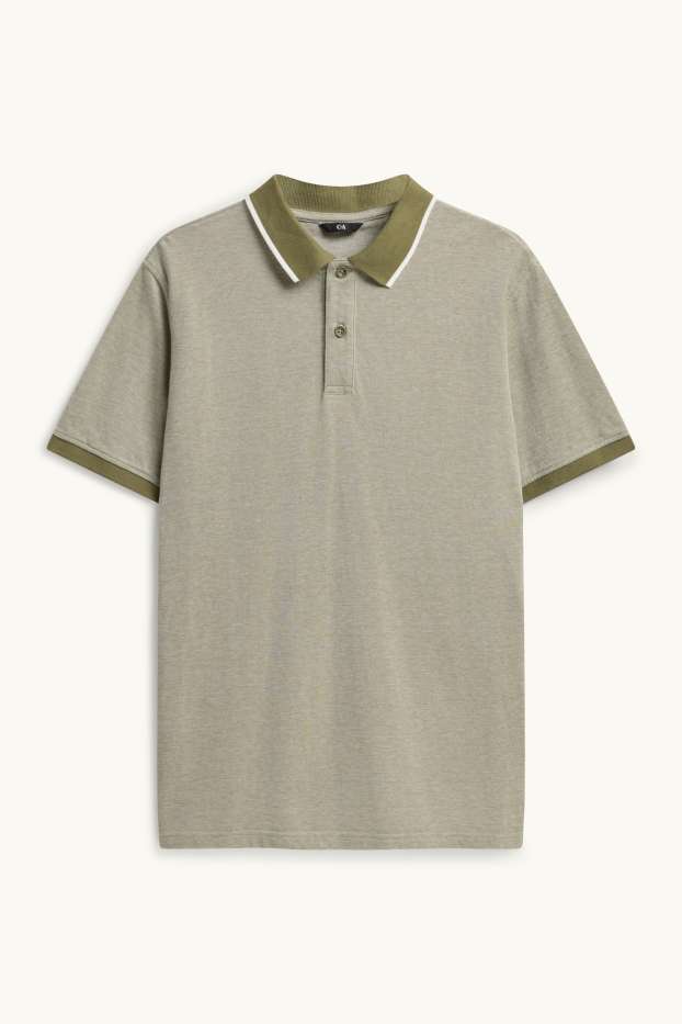Herren - Poloshirt - Regular Fit - grün