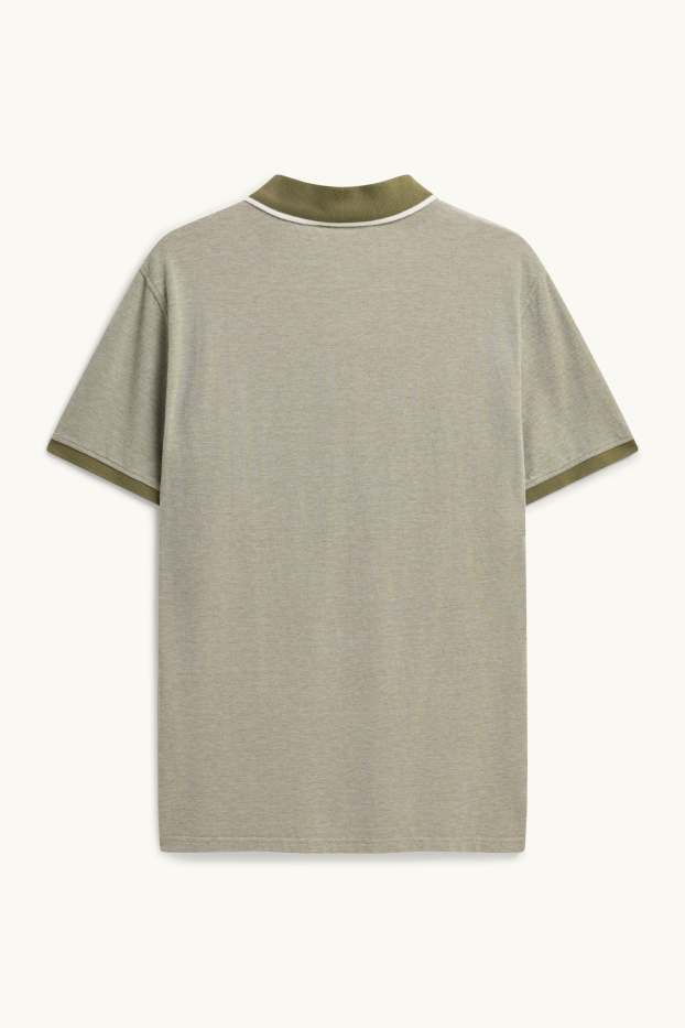 Herren - Poloshirt - Regular Fit - grün