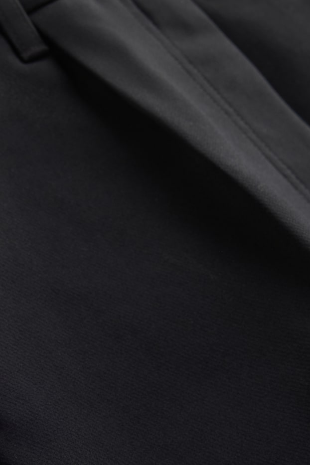 Femei - Bermude - talie înaltă - negru