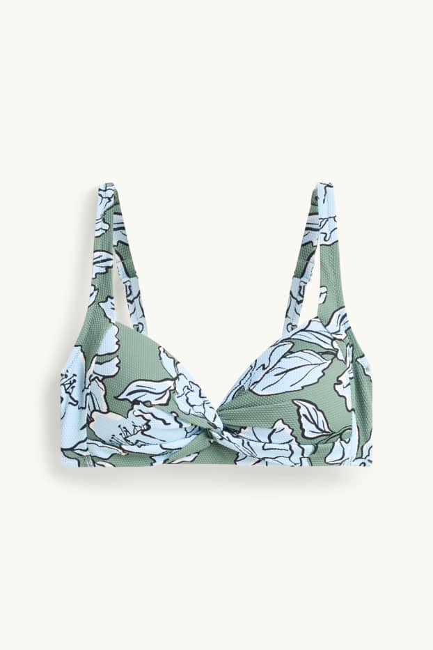 Dames - Bikinitop - voorgevormd - zonder beugels - LYCRA® XTRA LIFE™ - groen