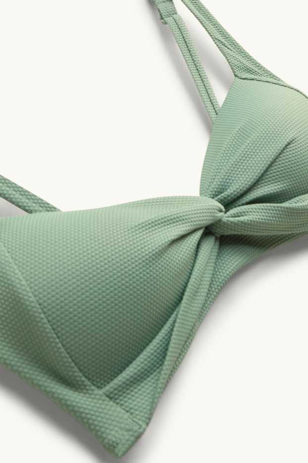 Dames - Bikinitop - bandeau - voorgevormd - LYCRA® XTRA LIFE™ - groen