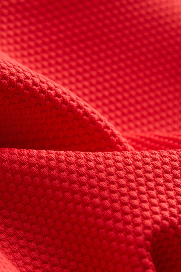 Donna - Slip bikini - vita media - LYCRA® XTRA LIFE™ - rosso