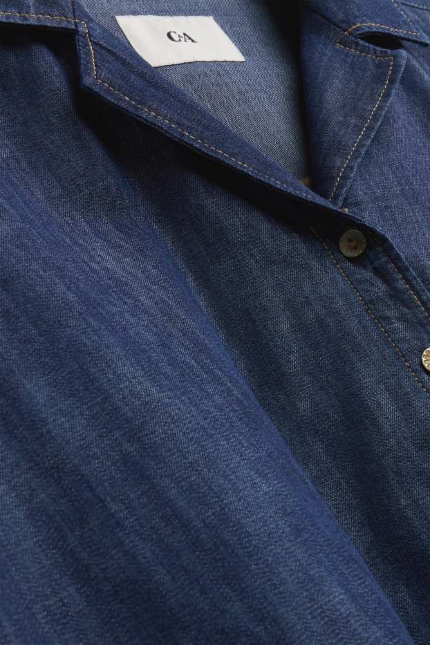 Femei - Bluză din denim - denim-albastru închis