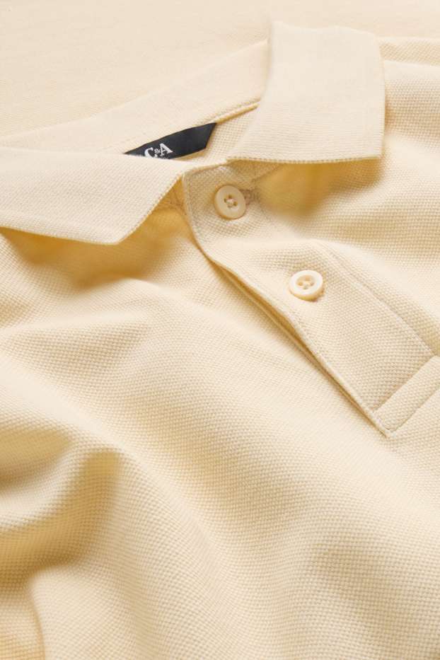 Herren - Poloshirt - Regular Fit - hellgelb