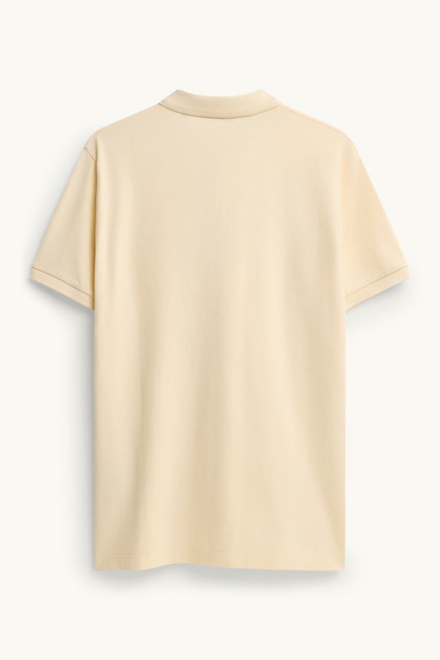 Herren - Poloshirt - Regular Fit - hellgelb