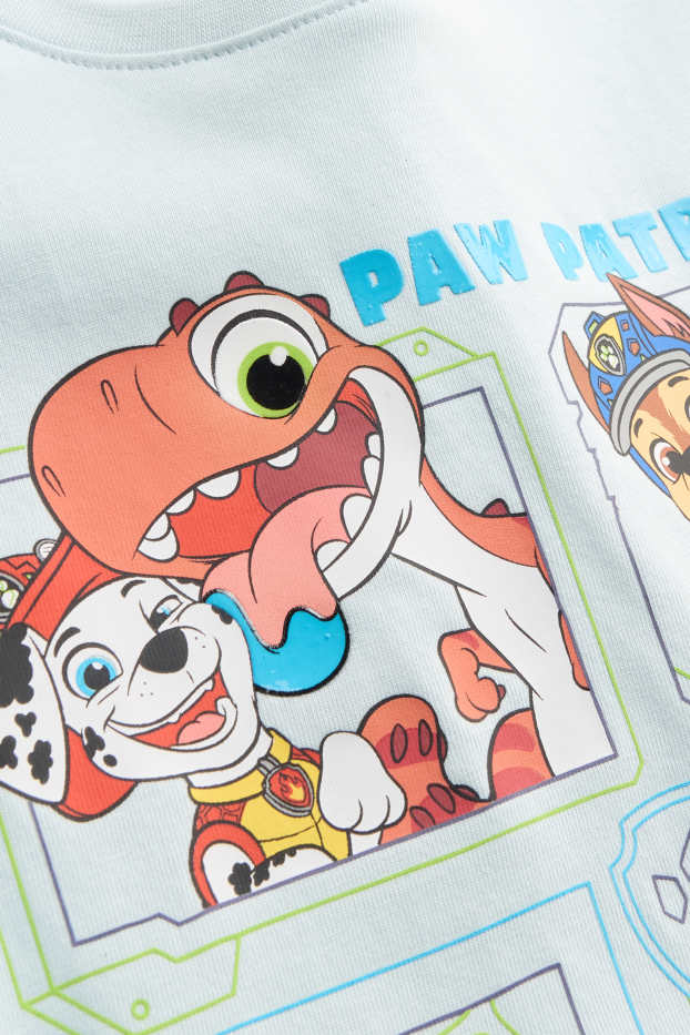 Kinderen: jongens - PAW Patrol - Chase, Rubble, Marshall, Rex - T-shirt - lichtblauw
