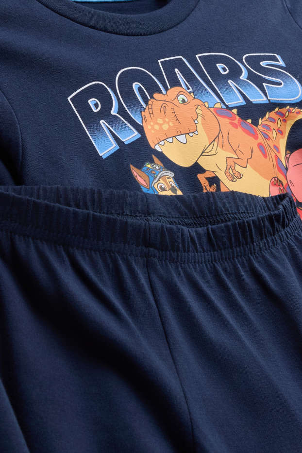 Kinderen: jongens - PAW Patrol - Chase, Rubble, Marshall - pyjama - 2-delig - donkerblauw