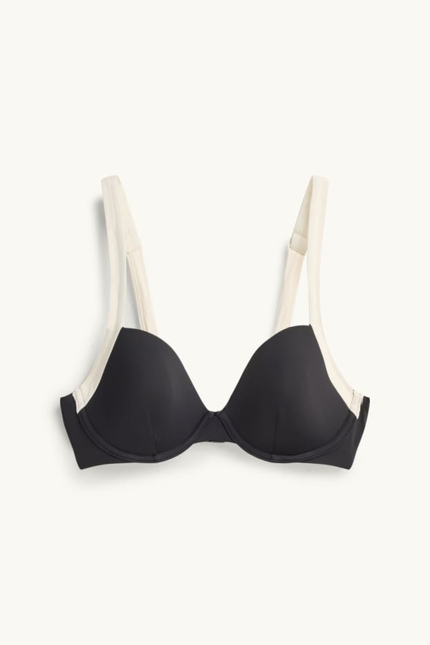 Damen - Bikini-Top mit Bügel - wattiert - LYCRA® XTRA LIFE™ - schwarz