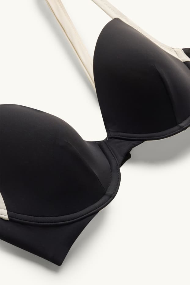 Damen - Bikini-Top mit Bügel - wattiert - LYCRA® XTRA LIFE™ - schwarz