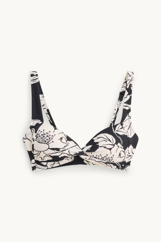 Dames - Bikinitop - voorgevormd - zonder beugels - LYCRA® XTRA LIFE™ - zwart / zwart