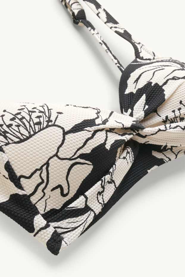 Dames - Bikinitop - voorgevormd - zonder beugels - LYCRA® XTRA LIFE™ - zwart / zwart