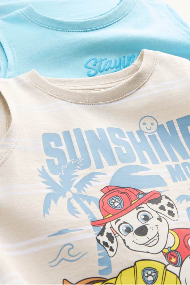 Enfants garçons - Lot de 2 - La Pat' Patrouille - Ruben, Chase, Marcus - Caraco - bleu