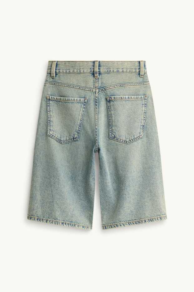 Kinder Jungen - Jeans-Bermudas - blau