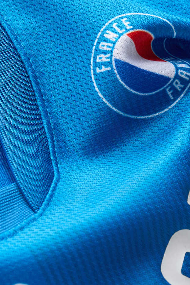 Kinder Jungen - Frankreich - Kurzarmshirt - blau