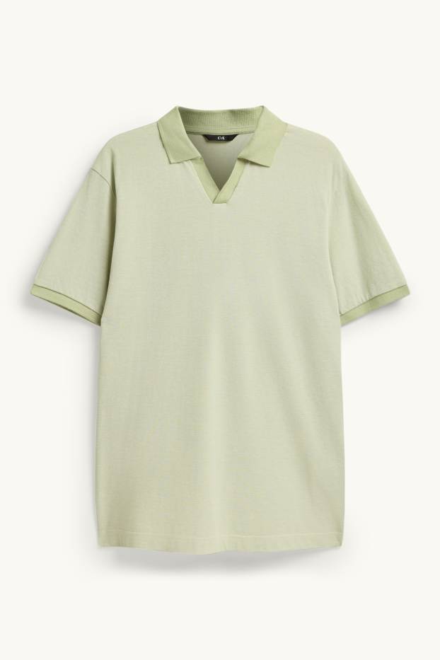 Home - Polo - regular fit - verd clar