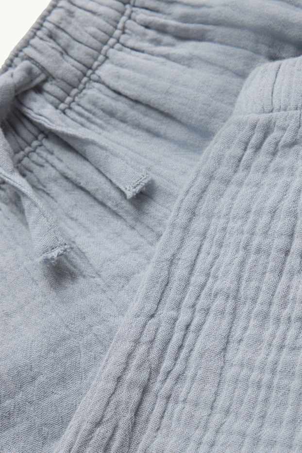 Nadó nen - Pantalons de xandall per a nadó - texturats - blau