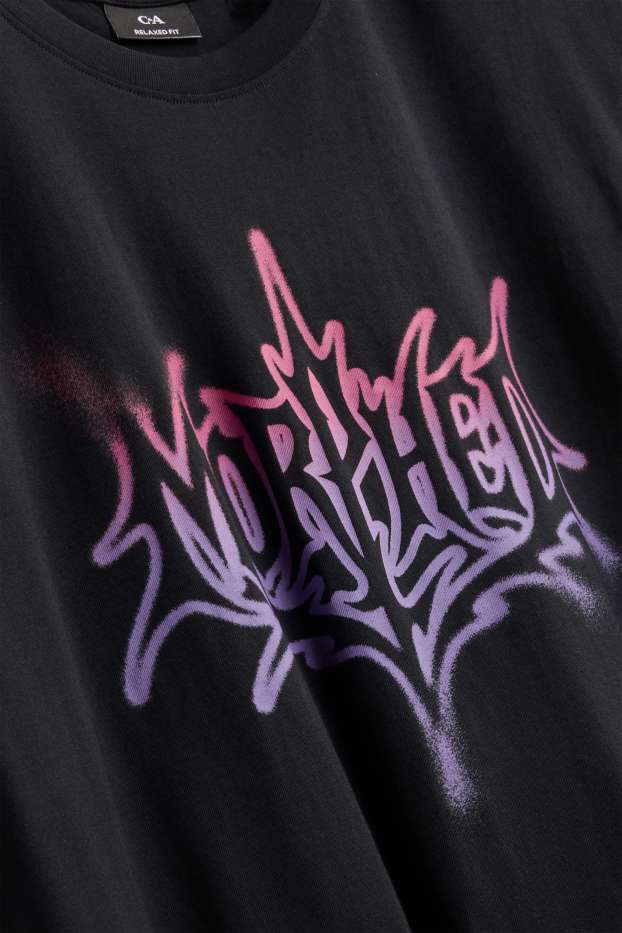 Herren - Top - Relaxed Fit - schwarz