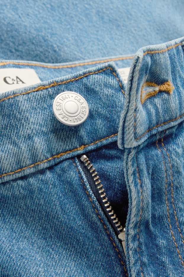 Herren - Jeans-Shorts - jeansblau