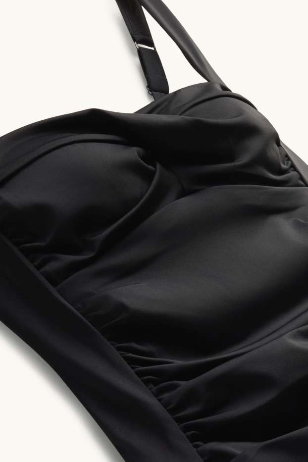 Femmes - Maillot de bain orné de fronces - ampliforme - LYCRA® XTRA LIFE™ - noir