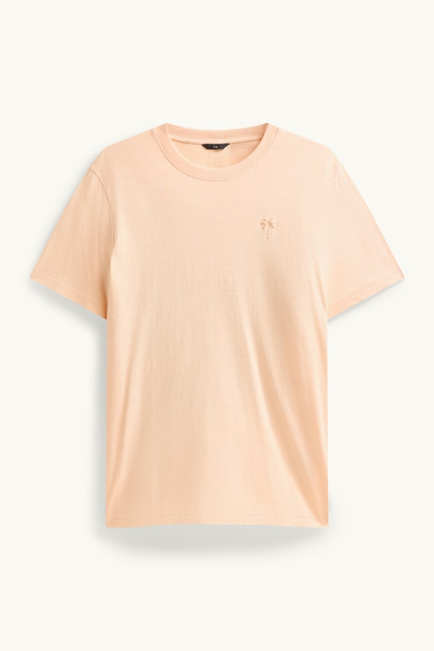 Herren - T-Shirt - Regular Fit - apricot