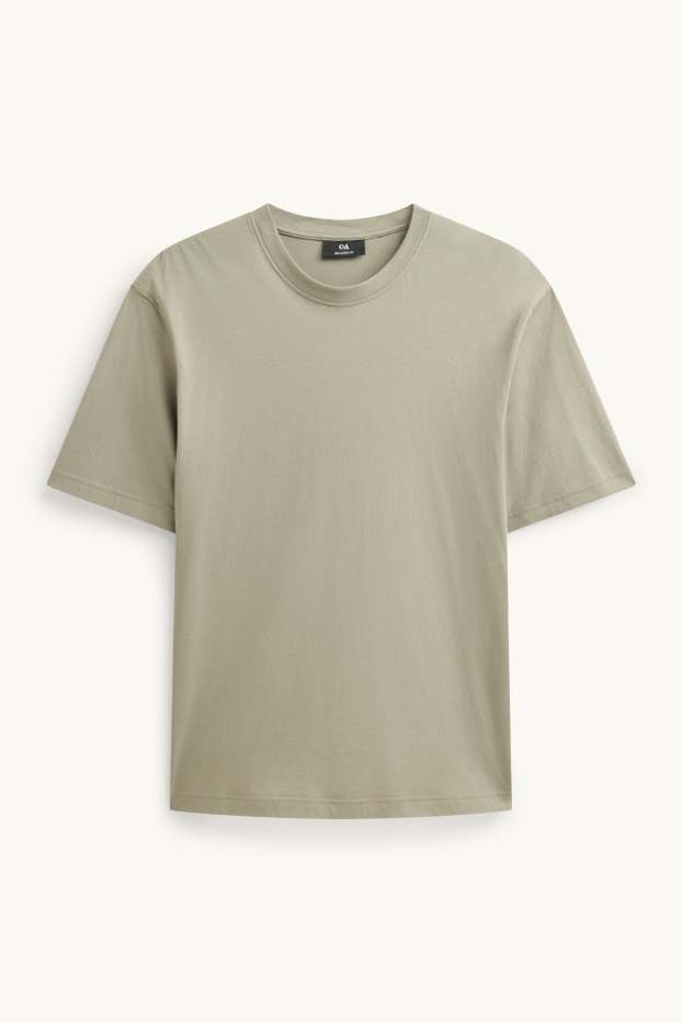 Hommes - T-shirt - relaxed fit - vert