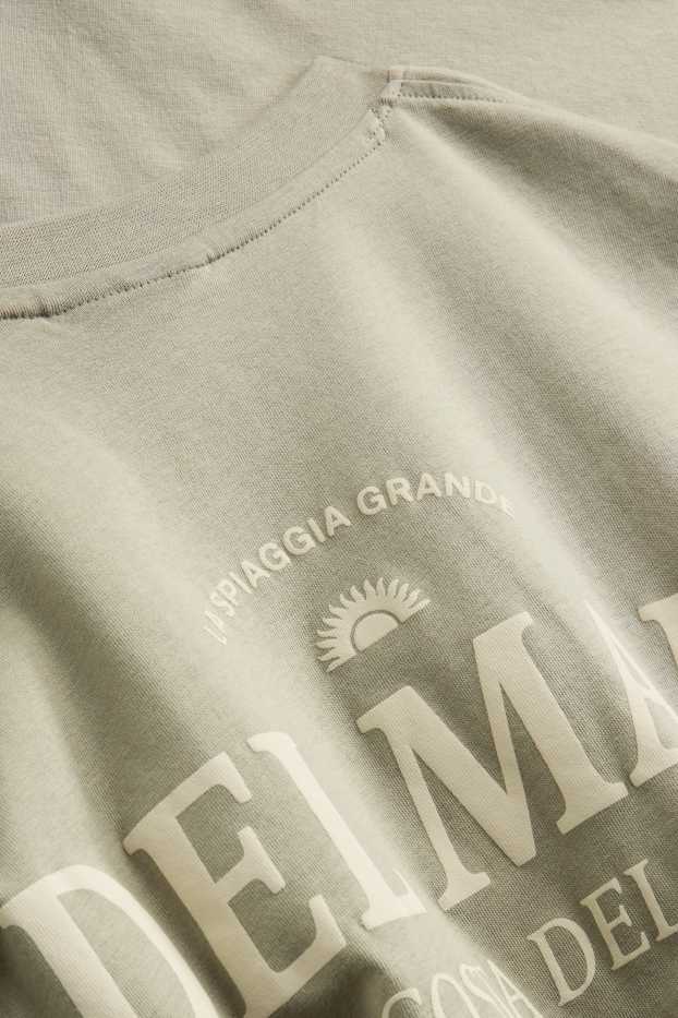 Hommes - T-shirt - relaxed fit - vert