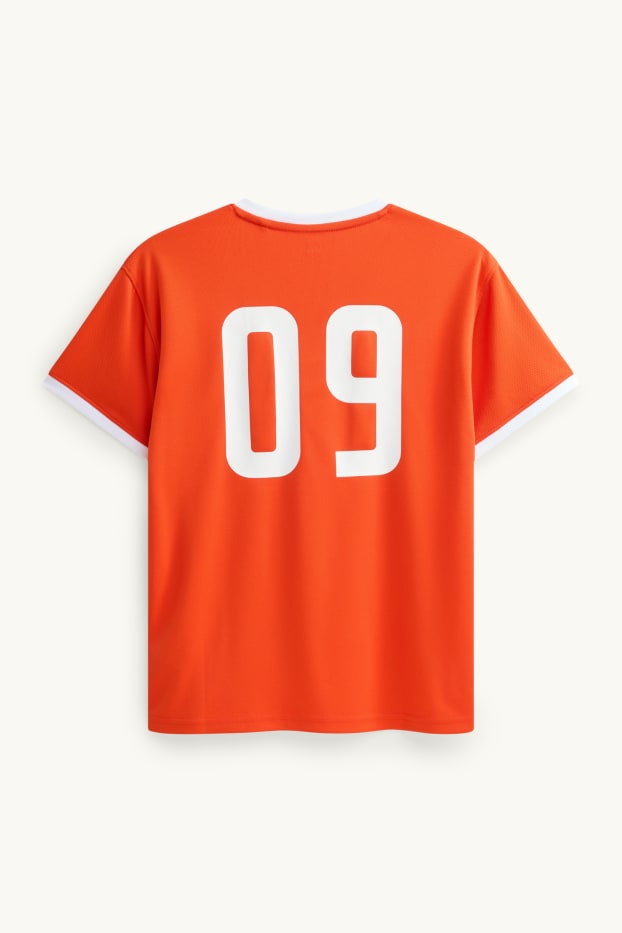 Kinder Jungen - Österreich - Kurzarmshirt - rot