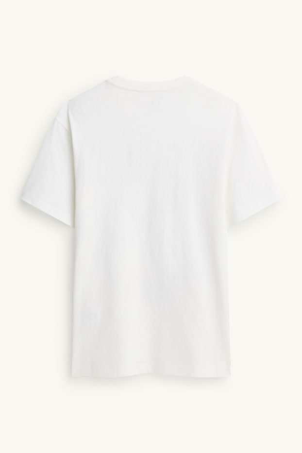 Kinder Jungen - Kopfhörer - Kurzarmshirt - weiss