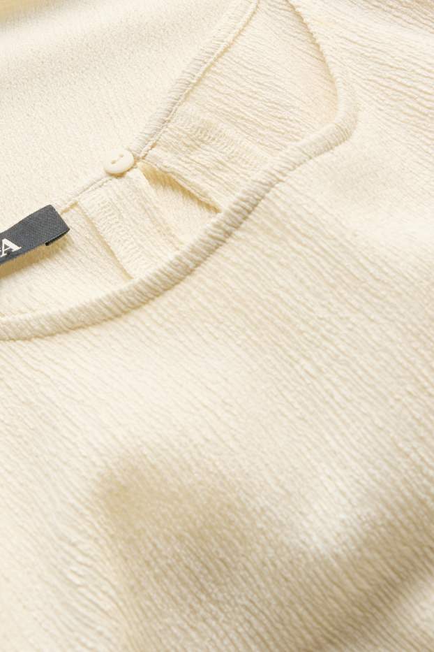 Dona - Samarreta sense mànigues - crema