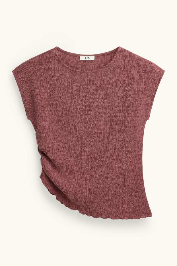 Donna - T-shirt - fantasia - bordeaux