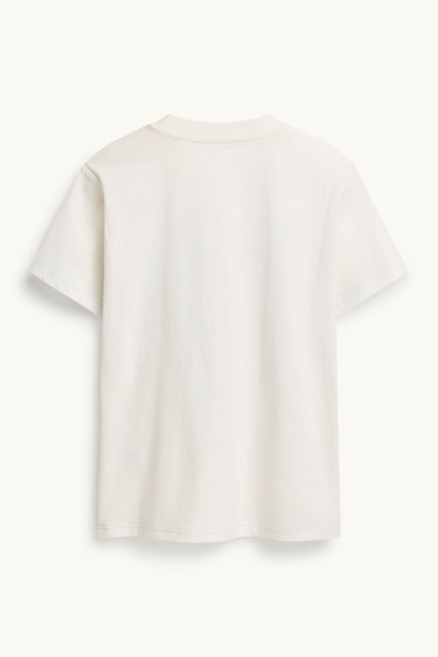 Kinder Jungen - Surfen - Kurzarmshirt - weiss