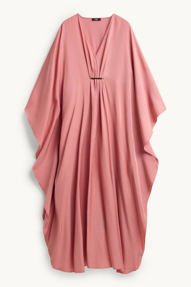 Damen - Kleid - hellrot